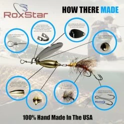 Fly Strikers | Premium Trout Spinners 100% USA Handmade | Proven Nationwide Most Effective All Around Spinner For Trout, Bass, Panfish, Pike -Fishing Tackle Shop 1MzwApC uGwiLIYIR4ZhbBOzk
