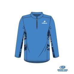 Mossy Oak Zipped LS Performance Shirt