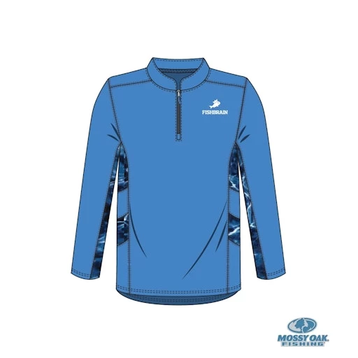 Mossy Oak Zipped LS Performance Shirt 3 Mossy Oak Zipped LS Performance Shirt