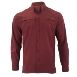 Long Sleeve Solid Button Down -Fishing Tackle Shop 4PS70BRmemqsnBAyT4L pl8tc