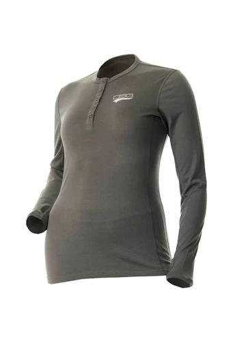 Merino Wool Base Layer Shirt - Grey 18 Merino Wool Base Layer Shirt - Grey - Image 16