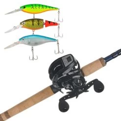 Abu Garcia Max DLC Toro Combo With Bait Pack