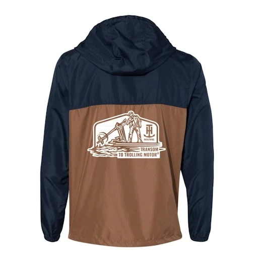 T-H Marine Navy/Saddle Lightweight Windbreaker Jacket 3 T-H Marine Navy/Saddle Lightweight Windbreaker Jacket