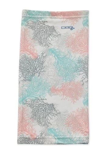 Emery Neck Gaiter - UPF 50+ - Pink Bones, Blue Fish Hooks Or White Coral 10 Emery Neck Gaiter - UPF 50+ - Pink Bones, Blue Fish Hooks Or White Coral - Image 8