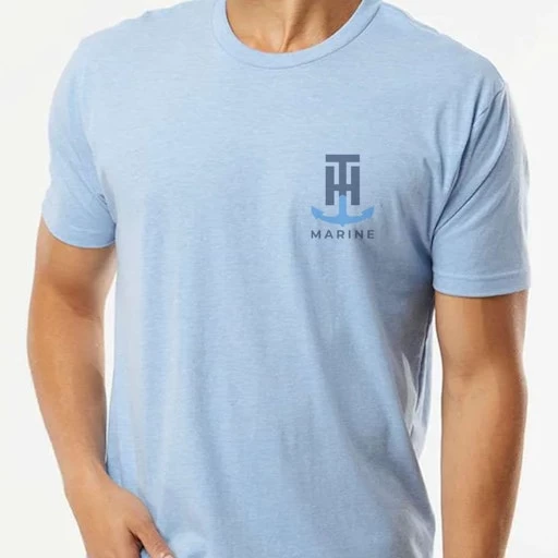Light Blue T-H Marine Splash T-Shirt 4 Light Blue T-H Marine Splash T-Shirt - Image 2