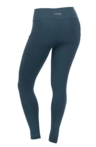 High Waisted Boat Leggings - UPF 50+ - Dark Charcoal, Deep Waters, Malachite, Fawn 21 High Waisted Boat Leggings - UPF 50+ - Dark Charcoal, Deep Waters, Malachite, Fawn - Image 19