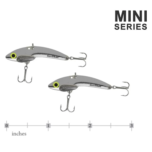 SteelShad Mini - 1/4 Oz - Silver (2pk) 9 SteelShad Mini - 1/4 Oz - Silver (2pk) - Image 7