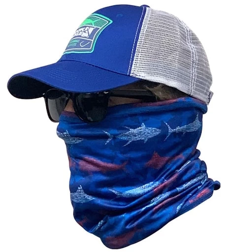 Arriving June 20 - Fish & Stripes Face & Neck Gaiter 3 Arriving June 20 - Fish & Stripes Face & Neck Gaiter