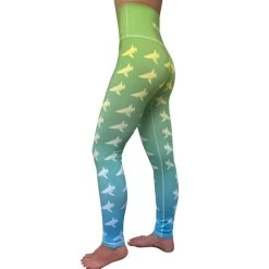 BlacktipH Green Womens Leggings
