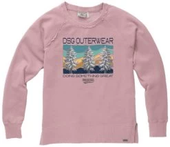 Pine Side Slit Crew Sweatshirt - Arctic Or Desert Blush -Fishing Tackle Shop TCcgxBLG JhM7A4C5IBkwpYUY