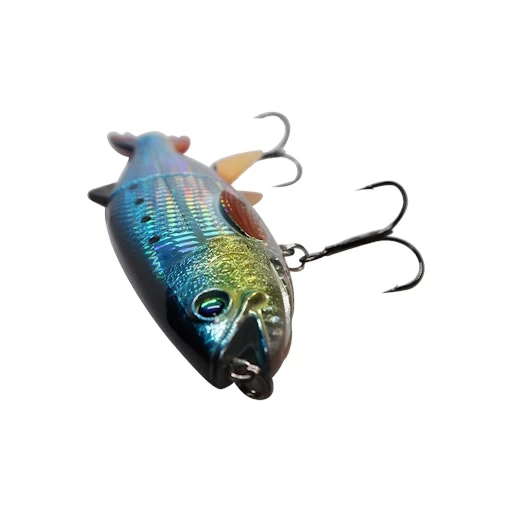 F8 Musky - Glide Bait - Prism Blue 4 F8 Musky - Glide Bait - Prism Blue - Image 2