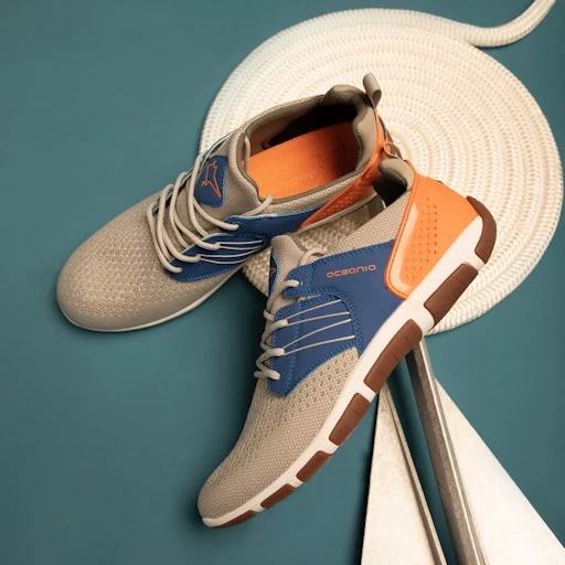 Fastnet, Light Grey/Orange/Blue 4 Fastnet, Light Grey/Orange/Blue - Image 2