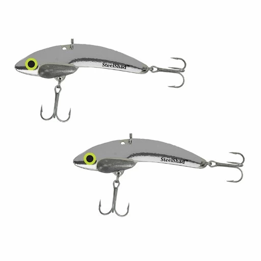 SteelShad Mini - 1/4 Oz - Silver (2pk) 3 SteelShad Mini - 1/4 Oz - Silver (2pk)