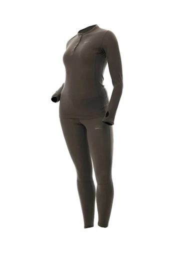 Merino Wool Base Layer Shirt - Grey 16 Merino Wool Base Layer Shirt - Grey - Image 14
