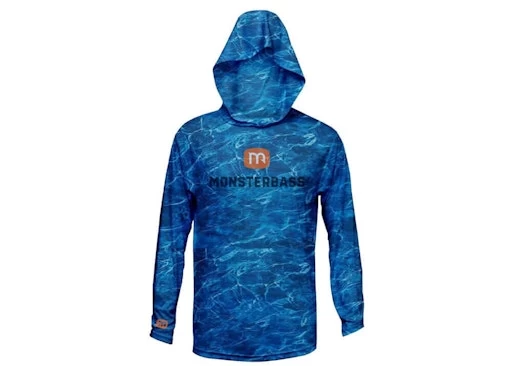 Blue Water Hooded Sunshirt 3 Blue Water Hooded Sunshirt
