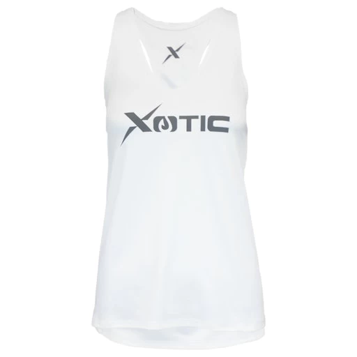 Women's White Performance Fishing Tank Top 3 Women's White Performance Fishing Tank Top