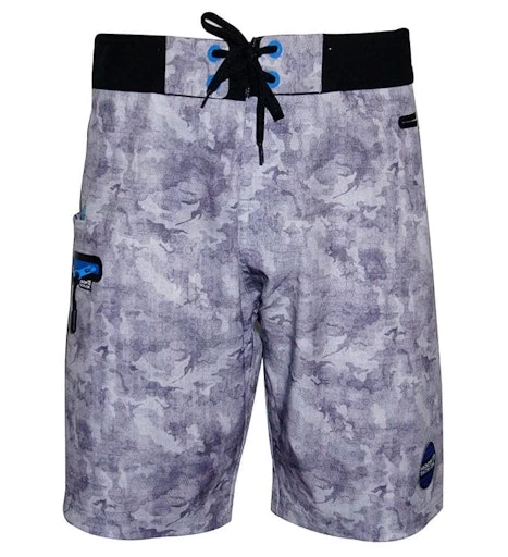 Men's Camo Hex Stretch Fishing Boardshort 3 Men's Camo Hex Stretch Fishing Boardshort