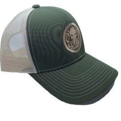 Snap Back Green/Tan Pacific Headware Quality Fishing Hat